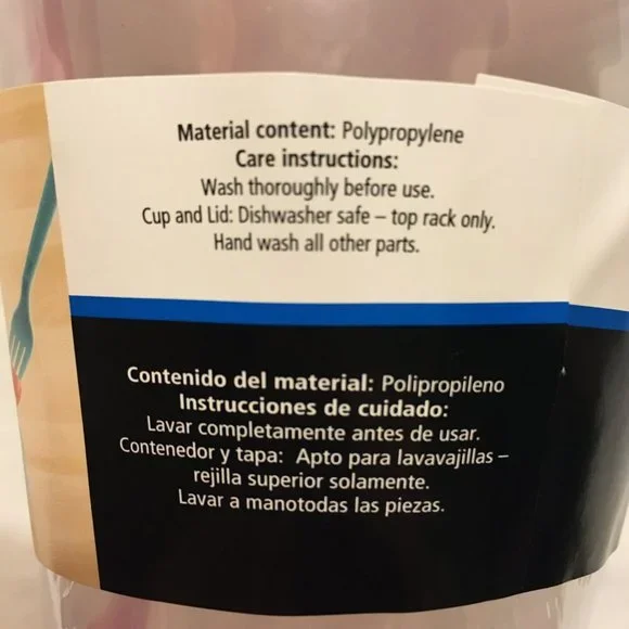 New Salad On the Go Cup with Utensils - Picture 4 of 6